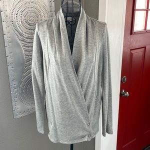 J. Jill Women’s Long-sleeve Wrap - Size XS - Gray Color - NWT